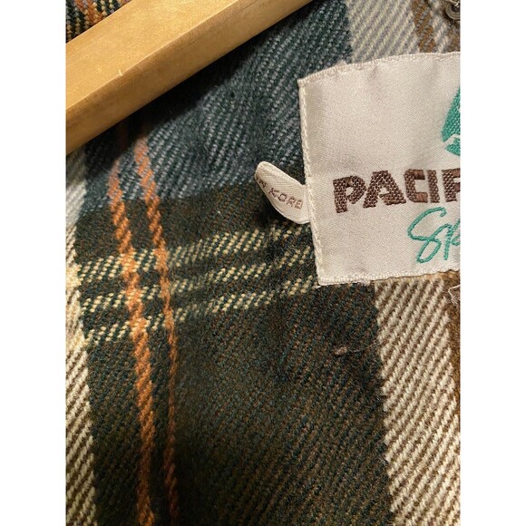 Vintage Bomber Jacket Men’s Small Light Brown Over Sized Pacific Trail Chinstrap - Picture 13 of 16